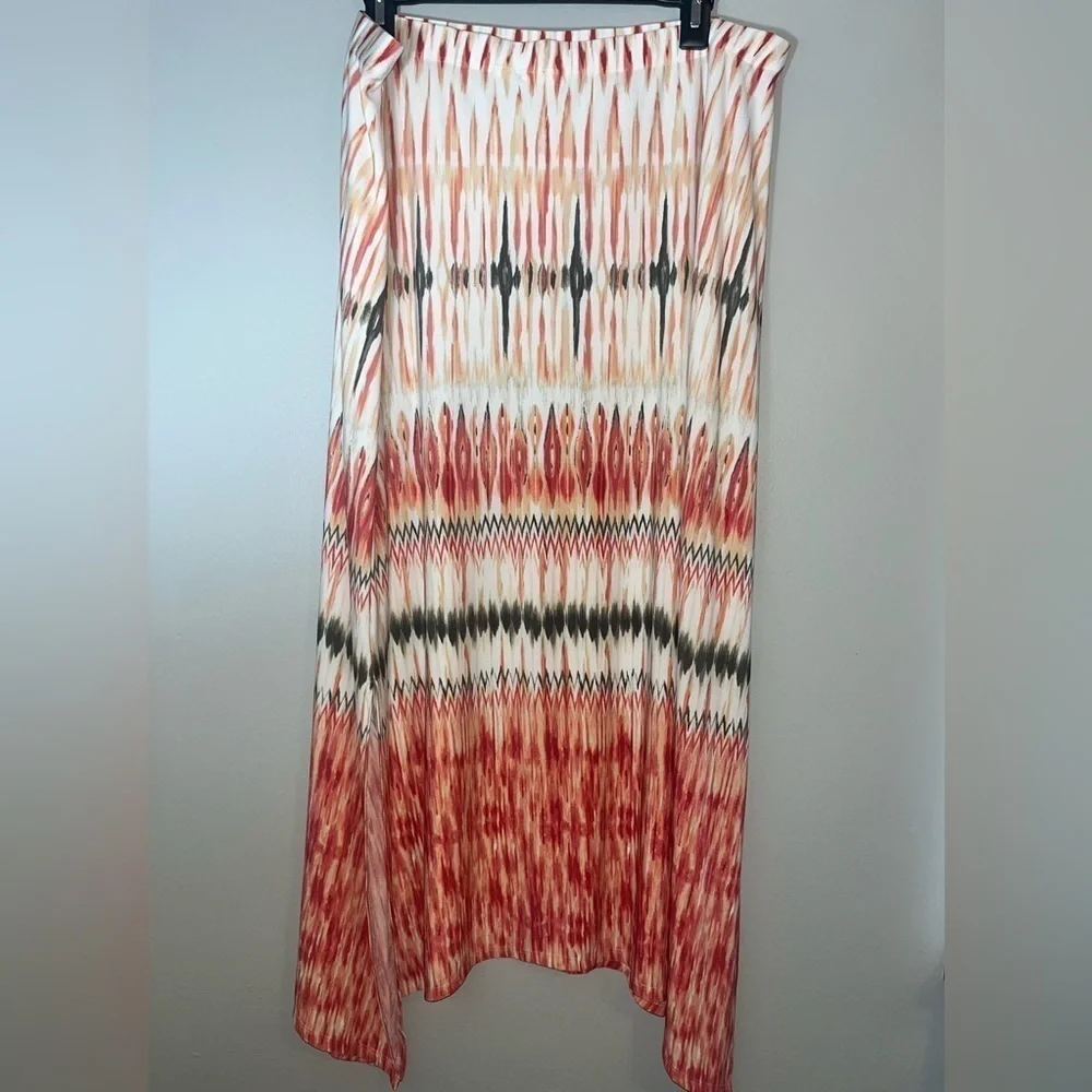Chico’s Tribal Ikat Maxi Skirt Size 16 Chico’s Size 3